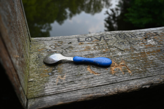spoon on wood